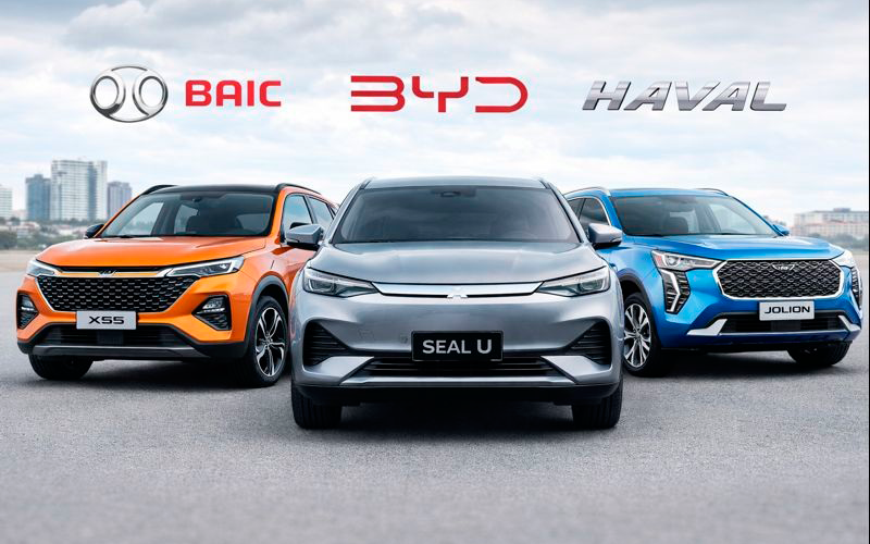 BAIC, BYD y Haval en el mercado argentino